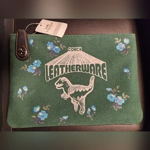 Coach Rexy Canvas Pouch